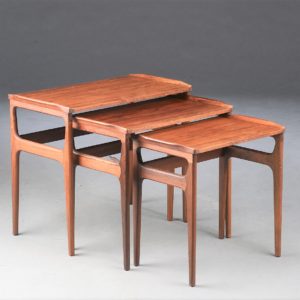 Table Gigogne Palissandre 1960, Danemark, Erling Torvits