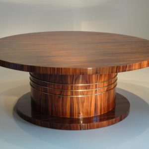 table basse ronde en palissandre