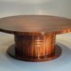 table basse ronde en palissandre