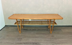 Table Basse 1950, Kurt Ostervig En Orme Et Chêne, Scandinave