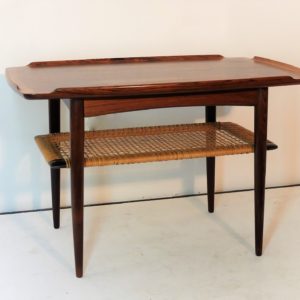 Table d'Appoint Scandinave En Palissandre, Poul Jensen 1960