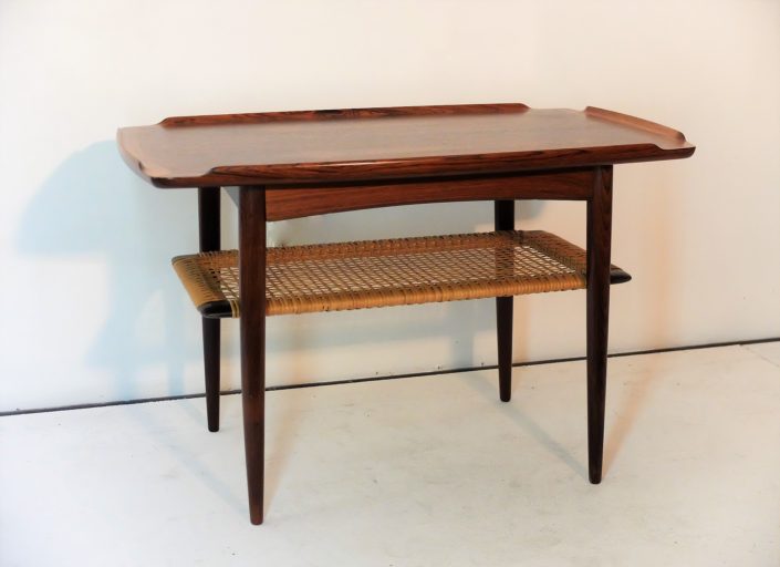 Table d'Appoint Scandinave En Palissandre, Poul Jensen 1960