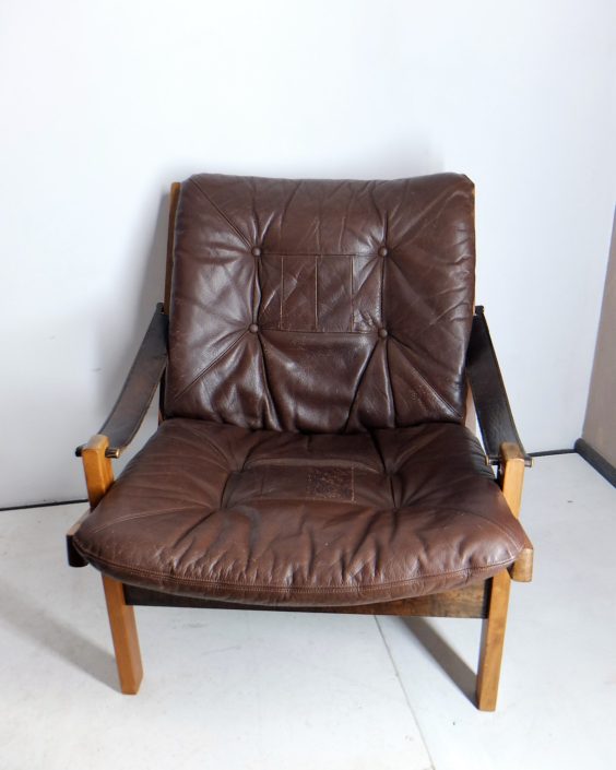 Fauteuil 1960 Scandinave, Modèle Hunter De Torbjorn Afjdal Fauteuil 1960 Scandinave, Modèle Hunter De Torbjorn Afjdal