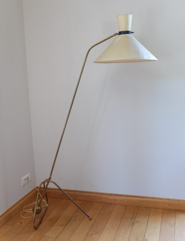 Lampadaire à balancier 1950