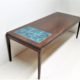 Table basse scandinave en palissandre 1960