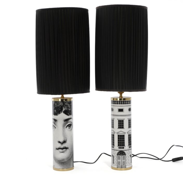 _Architettura_Viso_Two_cylindrical_white–1 Piero Fornasetti Milan